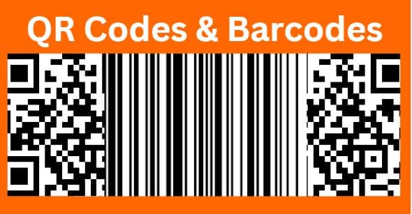 QR codes and barcodes Youtube channel banner image